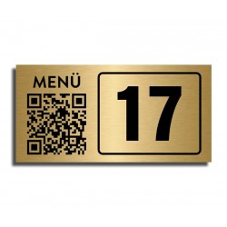 Metal QR Kod Menü Standı