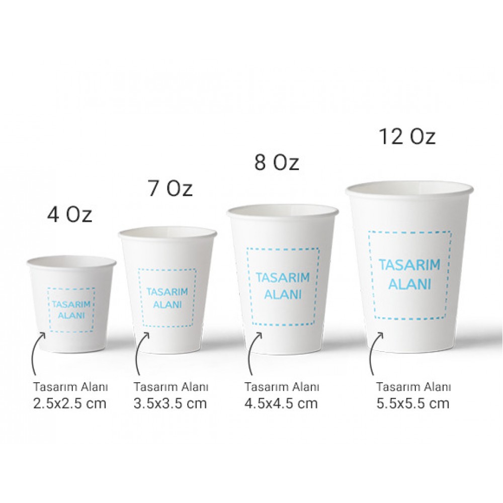 4oz Double Wall Karton Bardak