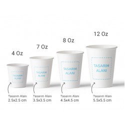 4oz Double Wall Karton Bardak