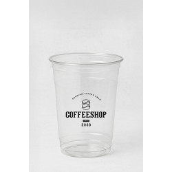12 oz 350 cc Baskılı Pet Bardak