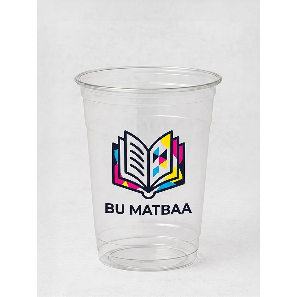 14 Oz 400 Cc Baskılı Pet Bardak