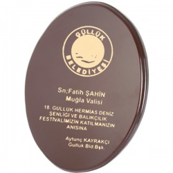 EK-081 Ahşap Plaket