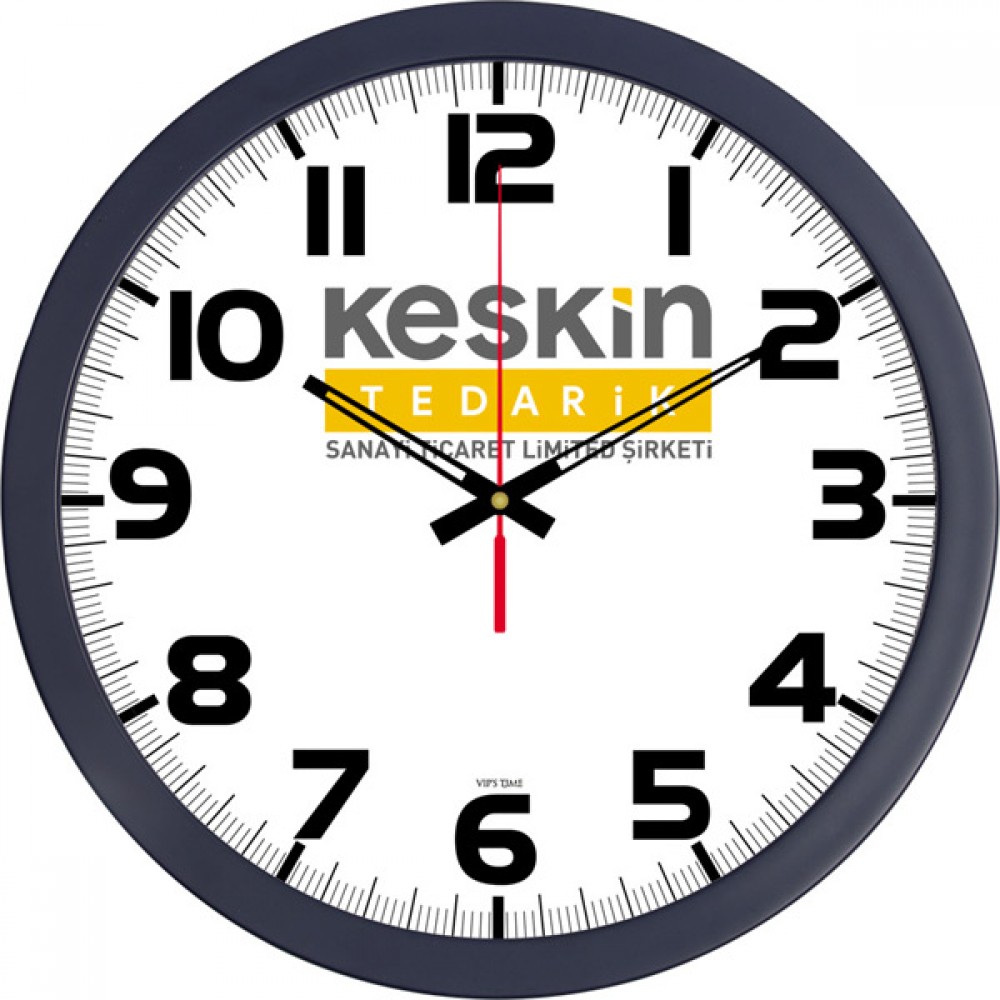 V30-333-L Plastik Duvar Saati