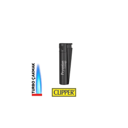 Clipper Black Turbo Metal Lighter