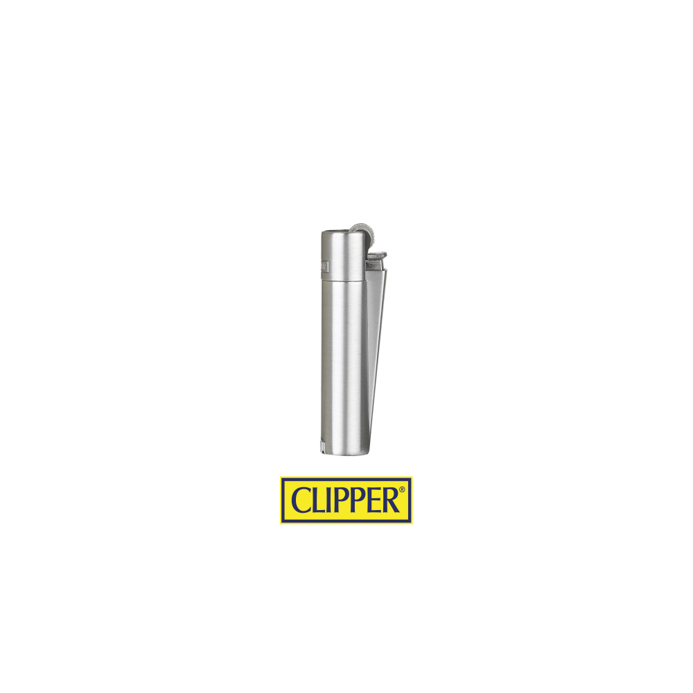 Clipper Silver Metal Lighter