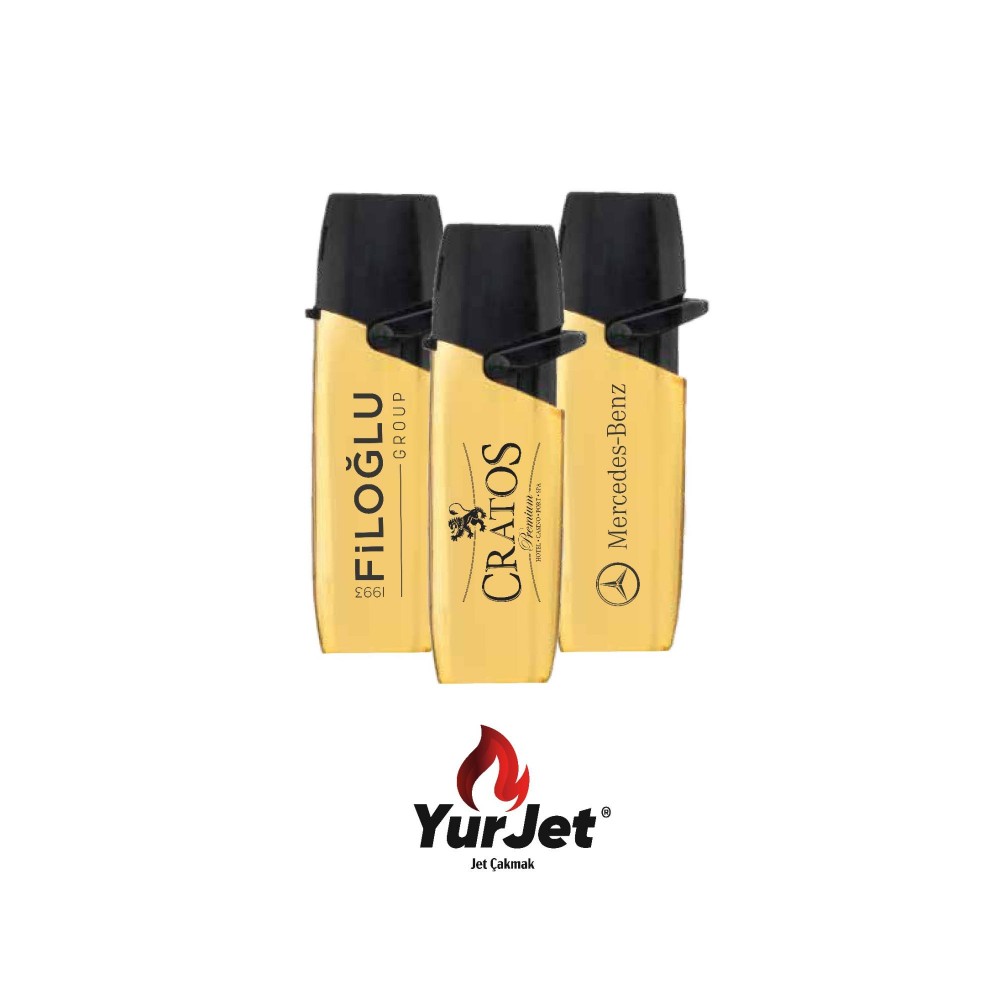 YurJet Altın Jet Metal Çakmak