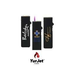 YurJet Siyah Turbo Metal Çakmak